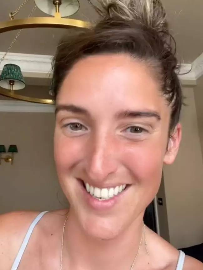 Kelly a été choquée lorsque son tout-petit a commencé à parler avec un accent américain.  Crédit : TikTok/kelly_convey