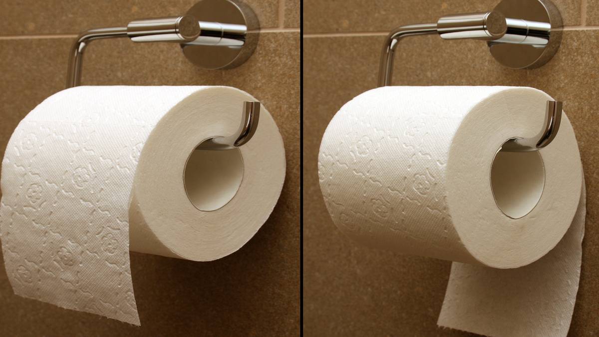 Un expert en étiquette confirme la bonne façon d'accrocher votre papier toilette