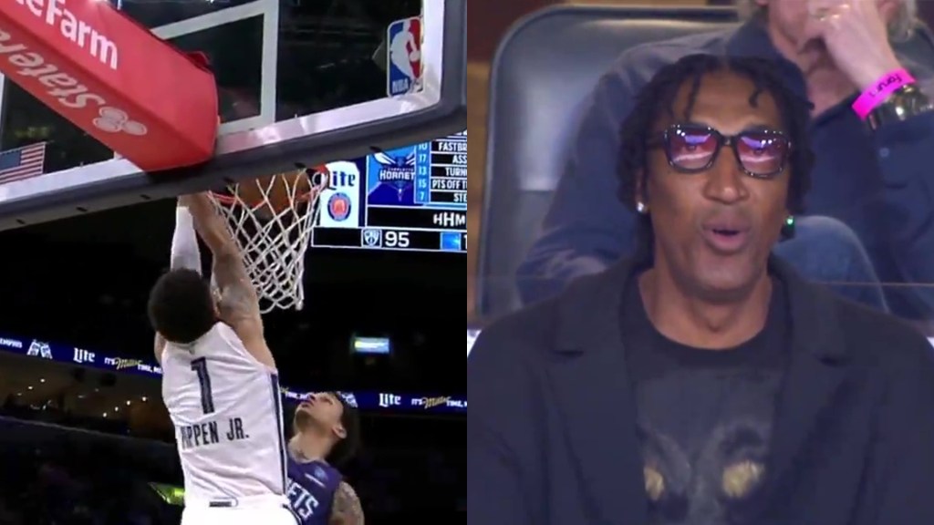 Scottie Pippen a absolument adoré voir son fils, Scotty Jr., Dunk On Tre Mann