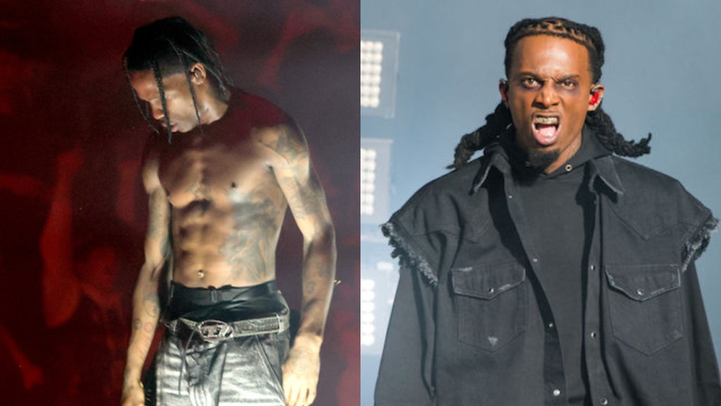 Travis Scott et Playboi Carti ont résisté à une sombre tempête dans une performance de "Fein" dans "Saturday Night Live"