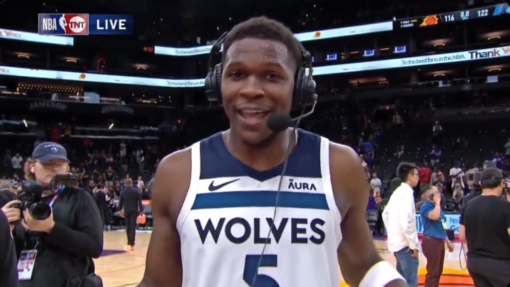 Anthony Edwards est ravi de jouer avec KD dans l'équipe américaine et « faites-lui savoir que je l'ai renvoyé chez lui »