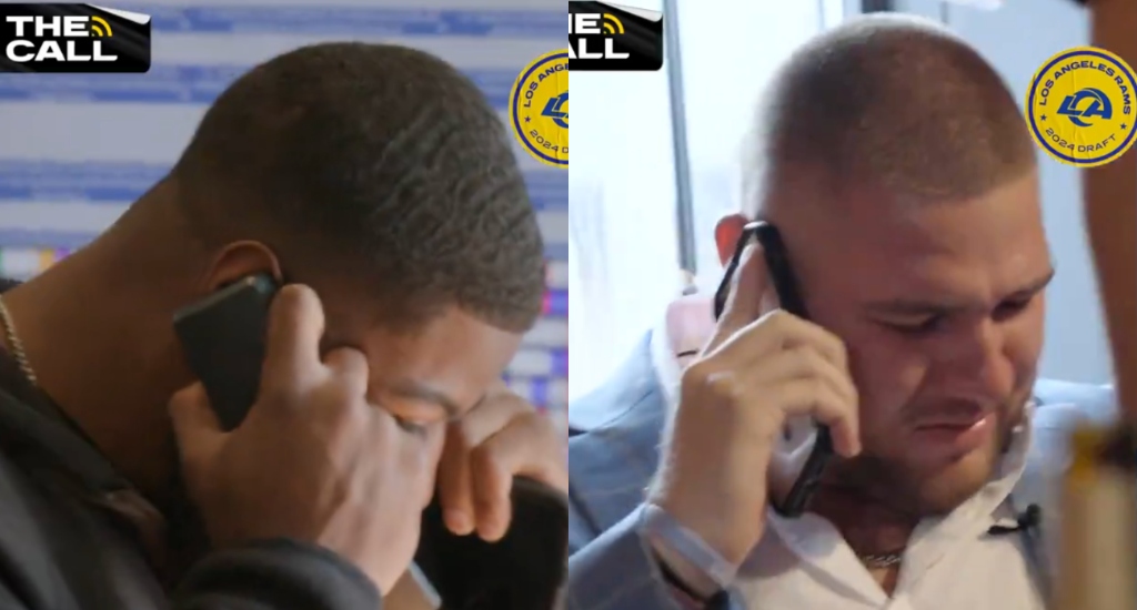 Jared Verse disant à Braden Fiske, ancien coéquipier de la FSU, qu'il le rejoint sur les Rams était le meilleur moment du repêchage de la NFL