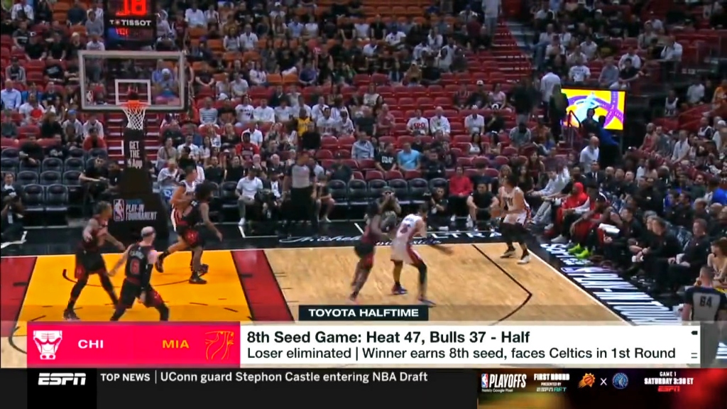 Kendrick Perkins et Michael Wilbon ont dénoncé les fans de Heat « favoris » pour ne pas s'être présentés au play-in