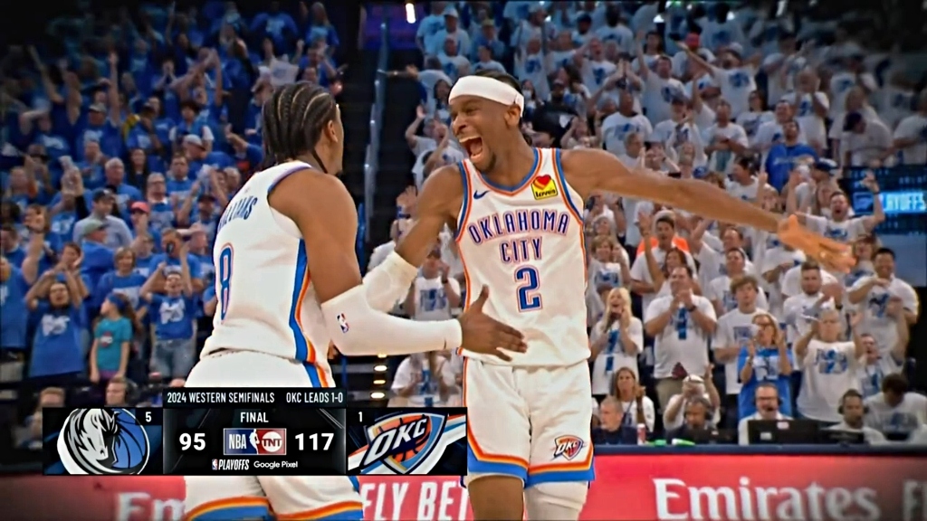 Le Thunder a remporté une victoire dans le premier match contre les Mavs derrière Shai Gilgeous-Alexander