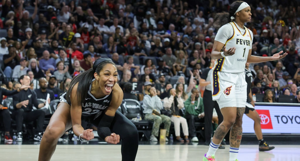 Les Aces ont montré leur équipement supplémentaire lors d'une victoire éclatante contre Caitlin Clark et The Fever