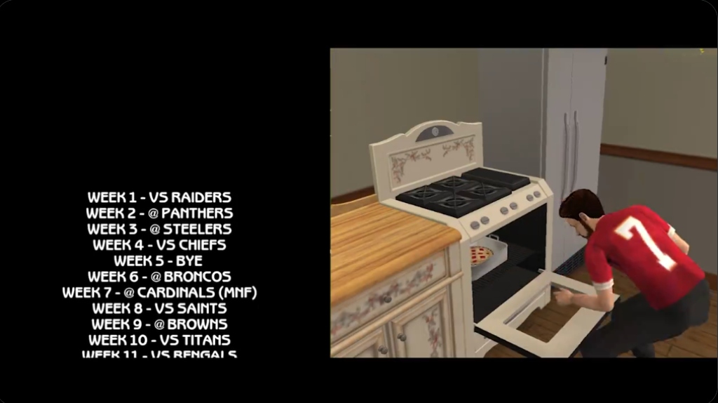 Les Chargers mettent Harrison Butker dans la cuisine dans la vidéo de sortie de leur programme "Sims"