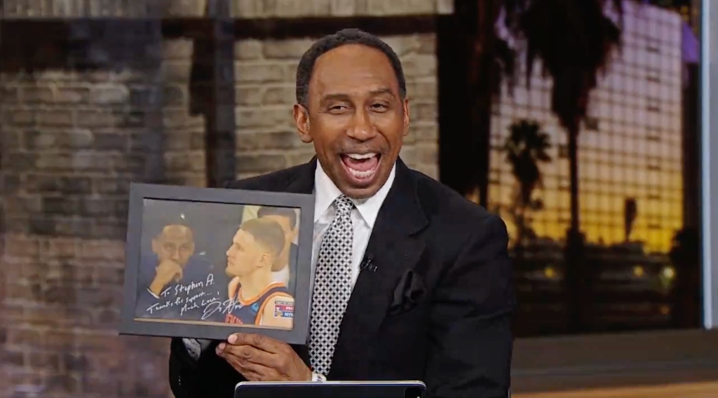 Stephen A. Smith était très heureux de recevoir une photo dédicacée de Donte DiVincenzo