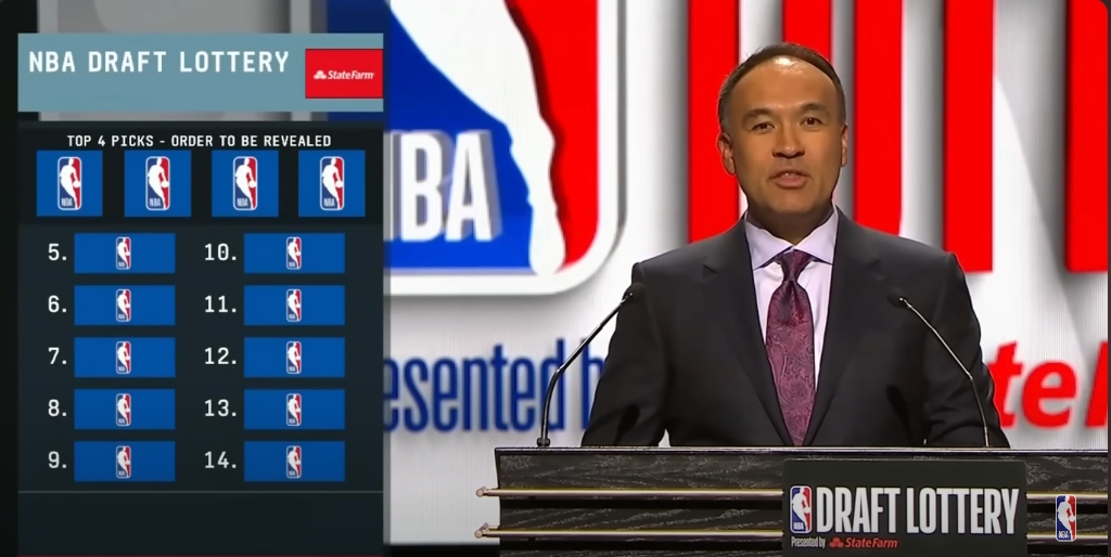 Voici les cotes de la loterie du repêchage de la NBA 2024