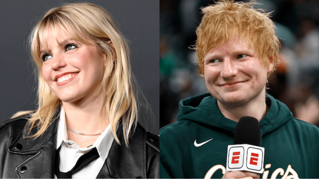 Ed Sheeran a expliqué ce qui l'a transformé en fan des Boston Celtics, et Reneé Rapp était impliqué