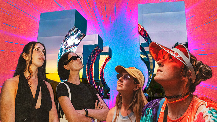 Nos images préférées de notre installation ECHOES avec ODESZA à The Gorge