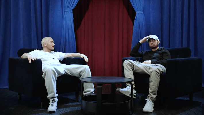 Eminem s'est fait griller par son propre alter ego Slim Shady, qui lui a dit : « Tu n'es pas Taylor Swift »