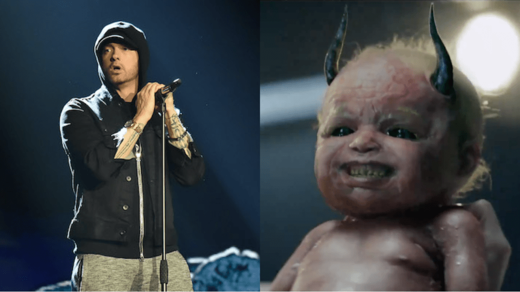 Eminem se réincarne en bébé démon (?) dans son dernier clip teaser « The Death Of Slim Shady »