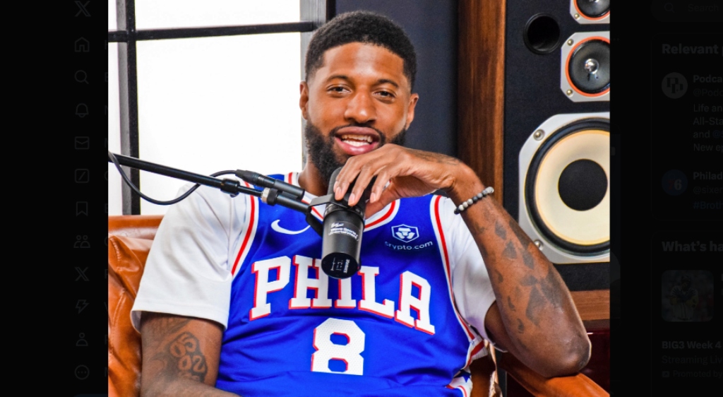 Paul George portera le numéro 8 avec les Sixers en hommage à Kobe Bryant