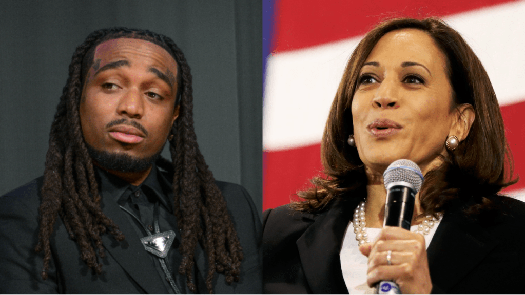 Quavo salue Kamala Harris pour sa « détermination » à mettre fin à la violence armée lors de son discours lors d'un rassemblement à Atlanta