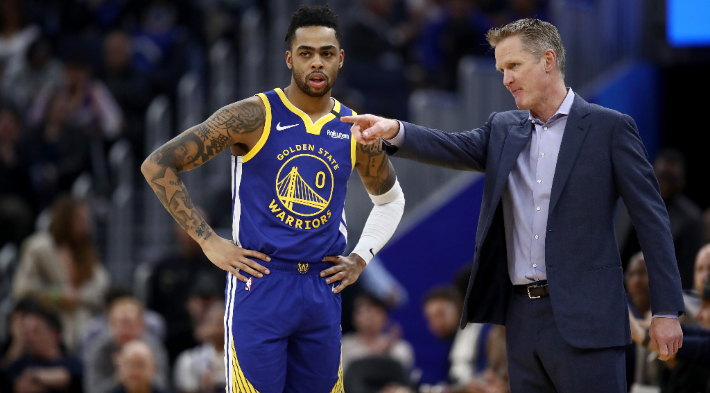 Rapport : Les Lakers ont proposé à D'Angelo Russell un contrat avec Klay Thompson, mais les Warriors ont dit non