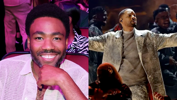 Will Smith est un grand fan de la blague de Donald Glover sur lui et Sam Smith lors des BET Awards, sa réaction le montre