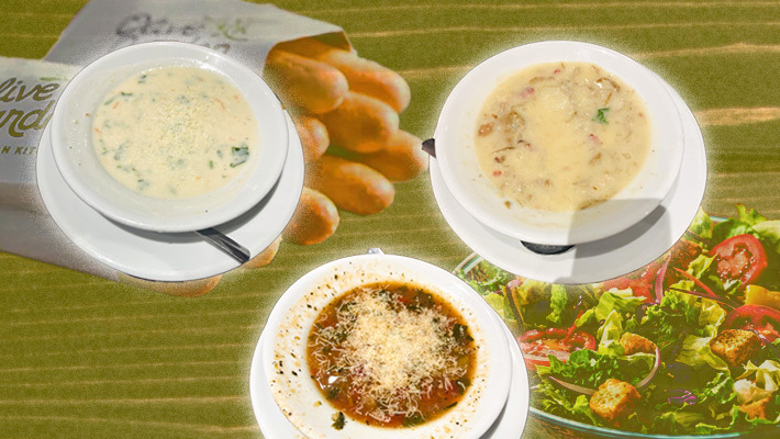 Nous avons classé chaque soupe Olive Garden à la recherche de la meilleure — voici celle que vous devriez commander