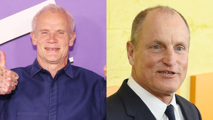 Il existe une vidéo d'une séance de snowboard nue avec Flea et Woody Harrelson de RHCP