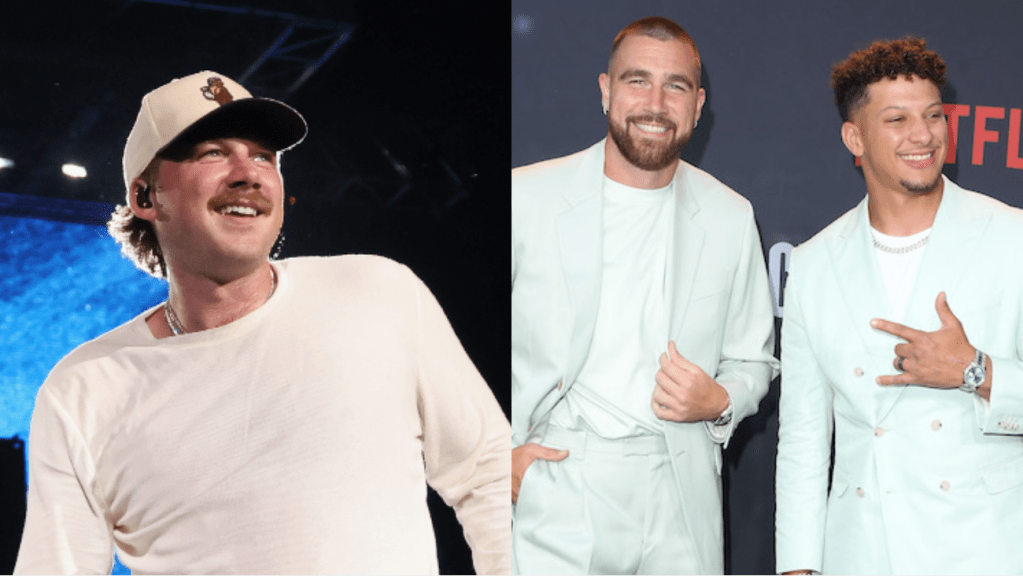 Les fans prédisent une « malédiction de Morgan Wallen » après qu'il ait été escorté par Travis Kelce et Patrick Mahomes lors d'un concert à Kansas City