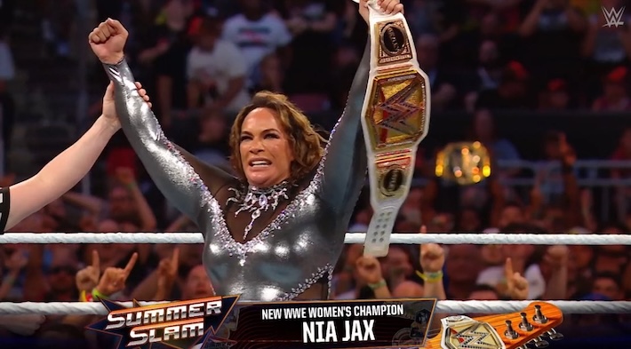 Nia Jax a remporté la ceinture féminine de la WWE à SummerSlam
