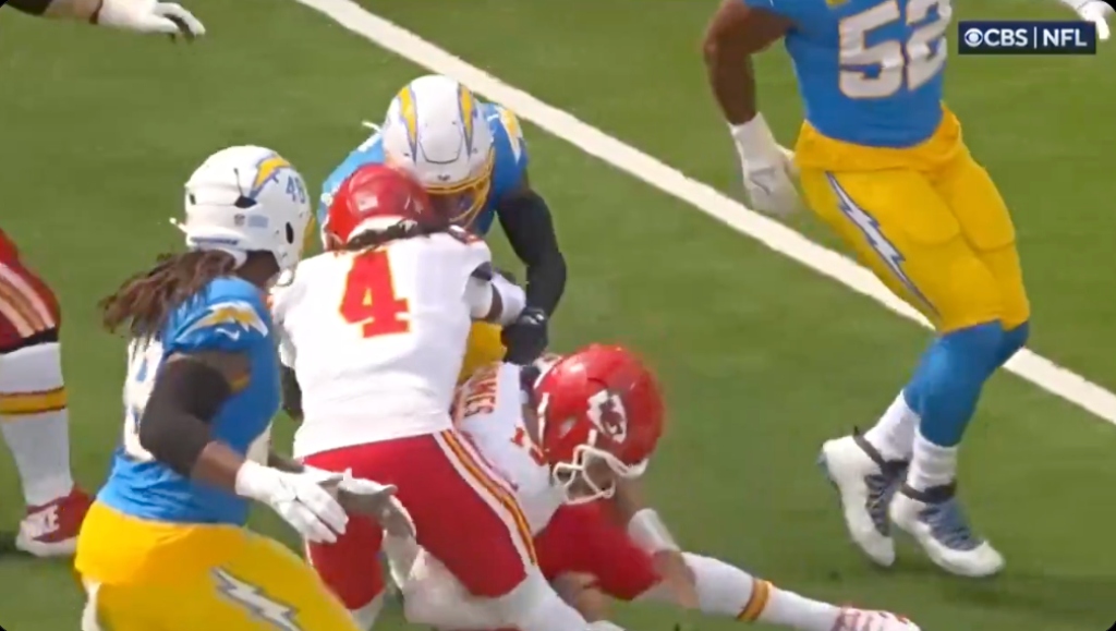 Rashee Rice a été expulsé après être entré en collision avec Patrick Mahomes après une interception