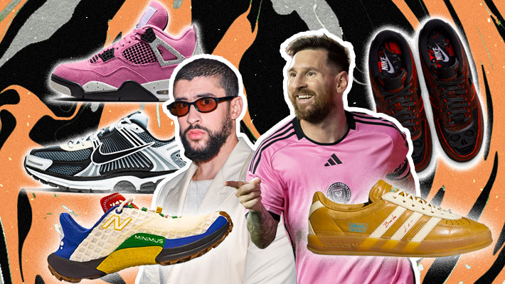 SNX : le meilleur exploit de baskets de la semaine. La collection Halloween de Bad Bunny X Messi Adidas Gazelle et Nike