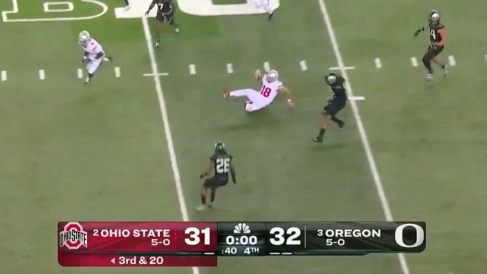 Howard a-t-il glissé trop tard et a épuisé le temps alors que l'État de l'Ohio perdait contre l'Oregon par 1