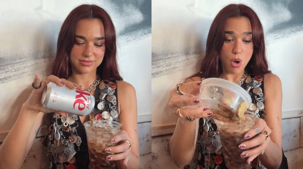 La recette de Coca light de Dua Lipa devient virale et ruine les journées des gens