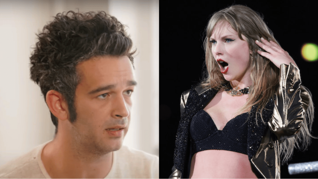 Matty Healy semble avoir fait une fouille subtile dans le style d'écriture rempli de « Lore » de Taylor Swift