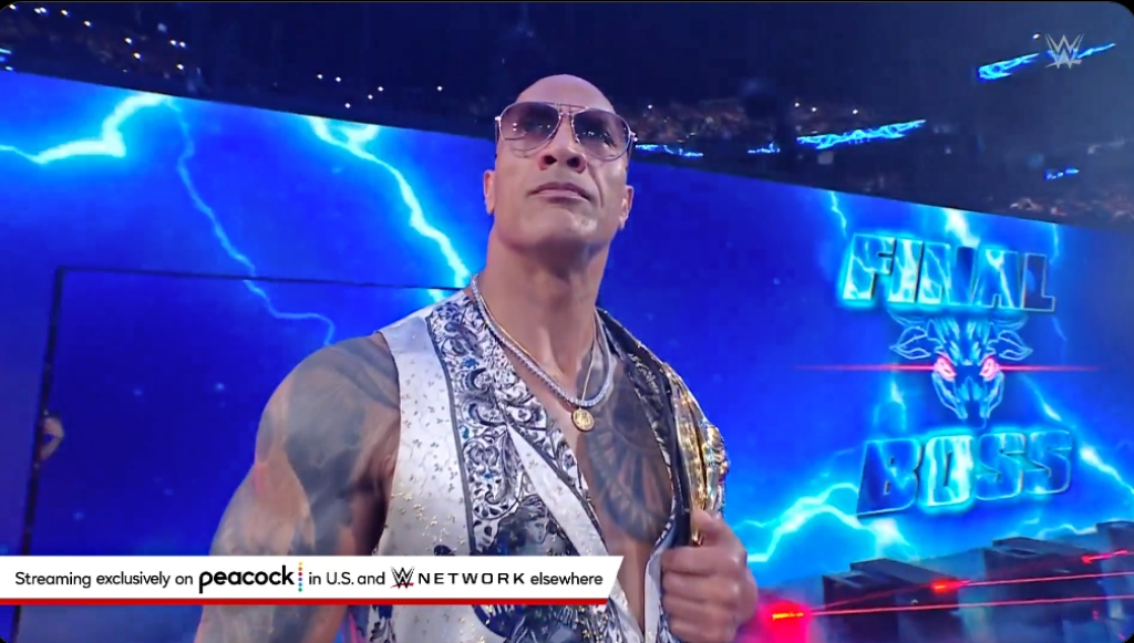 The Rock est revenu pour affronter Cody Rhodes, Roman Reigns à WWE Bad Blood