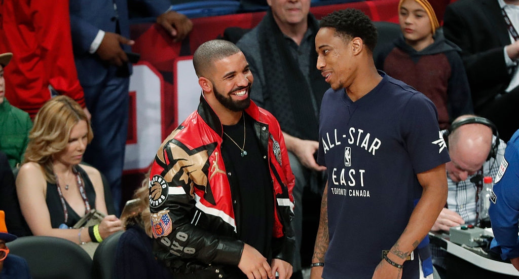 DeMar DeRozan a eu une réponse parfaite lorsque Drake a dit qu'il retirerait la bannière de DeRozan s'ils la retiraient
