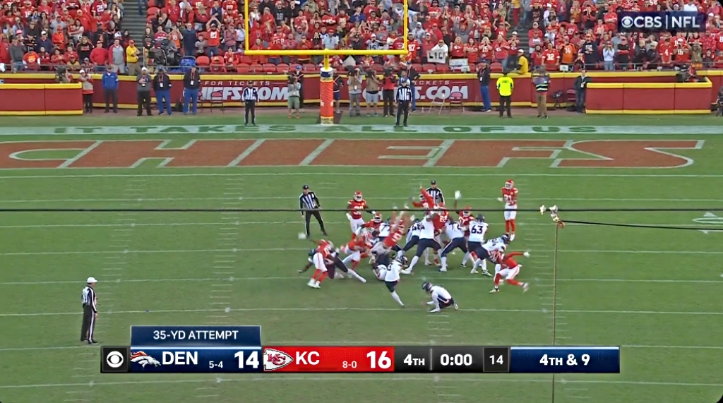 Les Chiefs ont bloqué un panier de dernière seconde des Broncos pour rester invaincus
