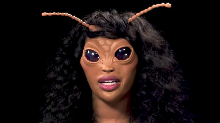 Le costume de bug 'Hot Ones' de SZA revient sur la couverture hors du commun de 'Lana'