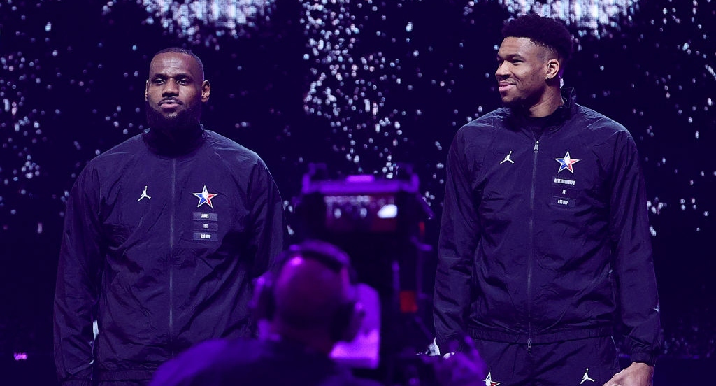 Giannis Antetokounmpo et LeBron James en tête d'affiche des starters du NBA All-Star Game 2025