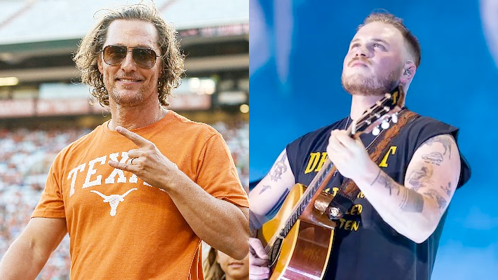 Matthew McConaughey aide Zach Bryan à teaser son "dernier album sur un label majeur" et un film