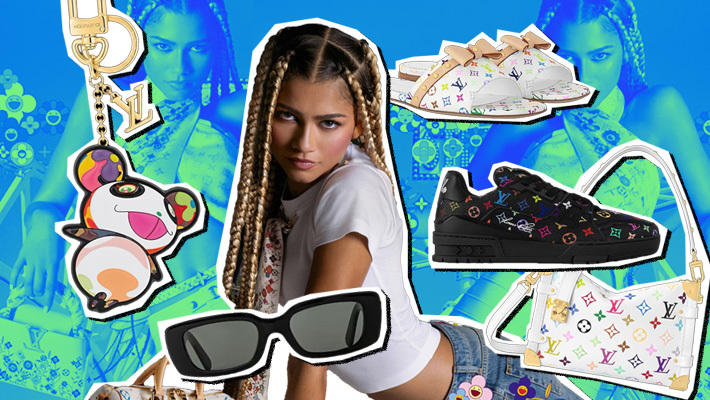 Zendaya est le visage de la collection de réédition Louis Vuitton x Takashi Murakami