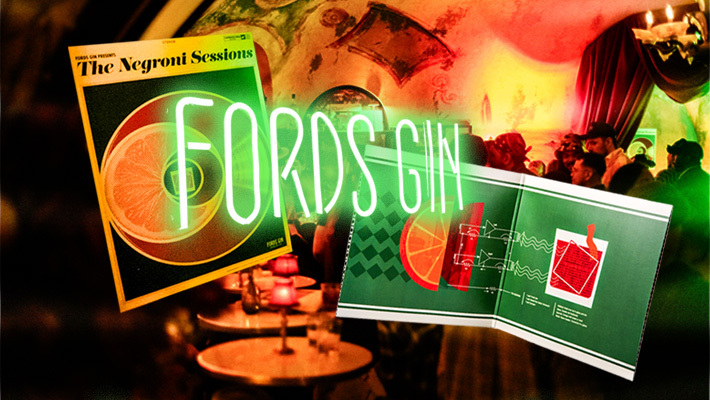 Ford Gin mélange le cocktail le plus sophistiqué du monde avec une bande sonore pour la session Negroni