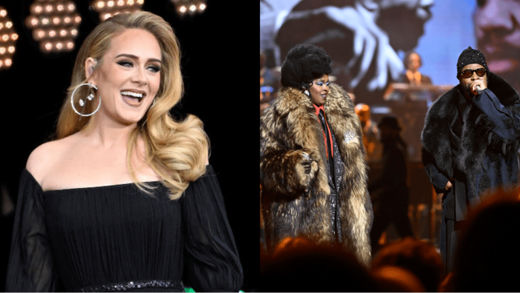 La réaction impressionnante d'Adele à Lauryn Hill et Wyclef Jean se produisant à «SNL50» devient viral