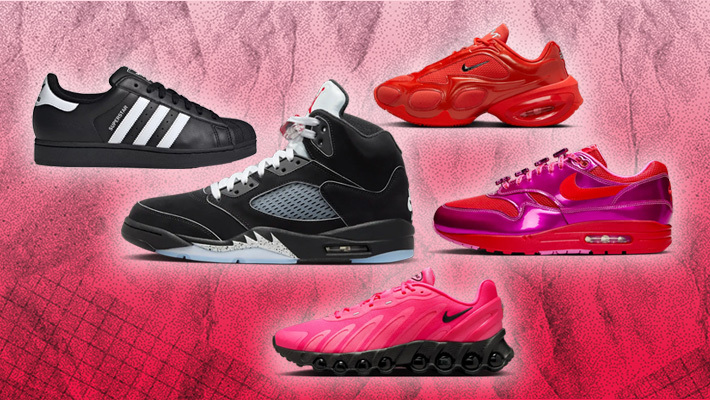 SNX: Le meilleur exploit de baskets de cette semaine. The Nike Air Jordan 5 Reimagined, Kawhi IV Purple Punch & More