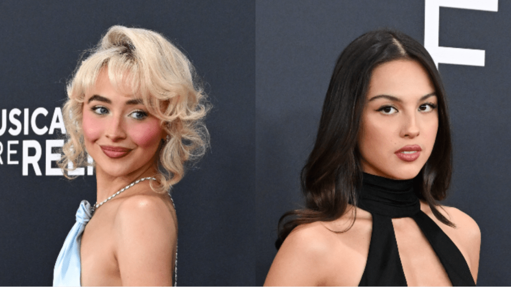 Sabrina Carpenter et Olivia Rodrigo ont mis des rumeurs d'une querelle de longue date en s'embrassant chaleureusement pendant les Grammy Awards 2025