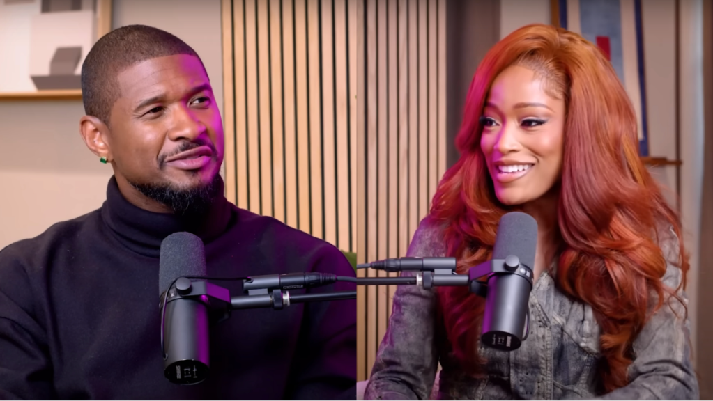Usher supplie en plaisantant Keke Palmer à remettre les pendules à droite sur sa robe controversée à sa résidence à Las Vegas