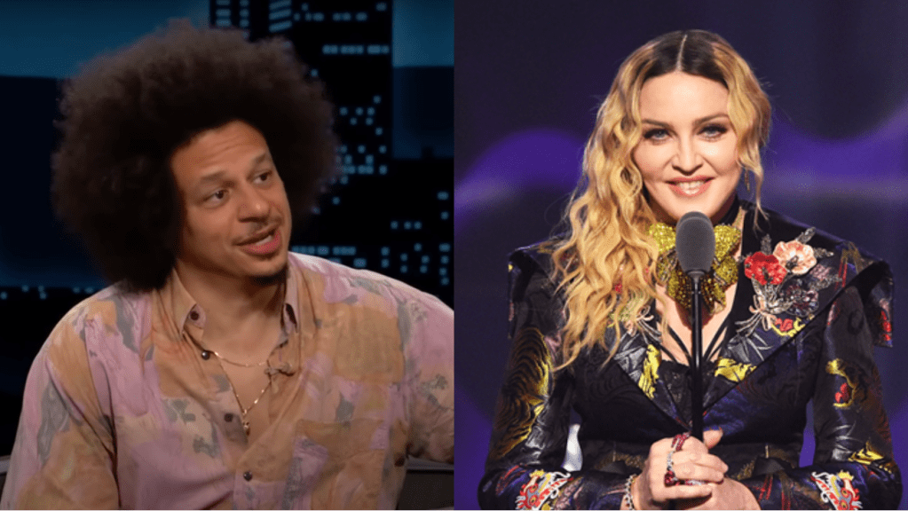 Eric Andre est bien «trop intimidé» pour sortir avec Madonna, mais il est fier de dire qu'elle a «glissé» dans son DMS