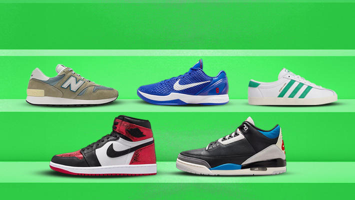 SNX: Les meilleures baskets de cette semaine, mettant en vedette le Kobe 6 Protro «Dodgers», Jordan 3 Rare Air et plus encore!