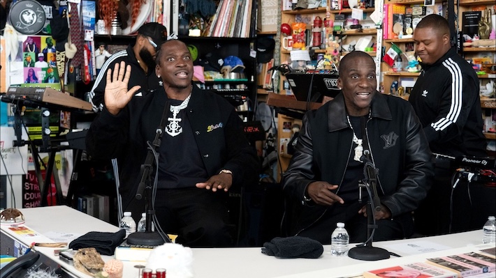 Clipse's NPR Music Tiny Desk Concert Croisière à travers leurs classiques