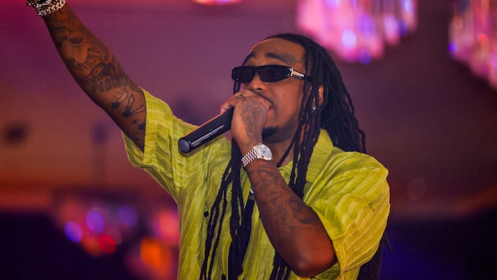 Quavo a eu le temps de sa vie lors d'un concert de backstreet boys: `` Je le veux