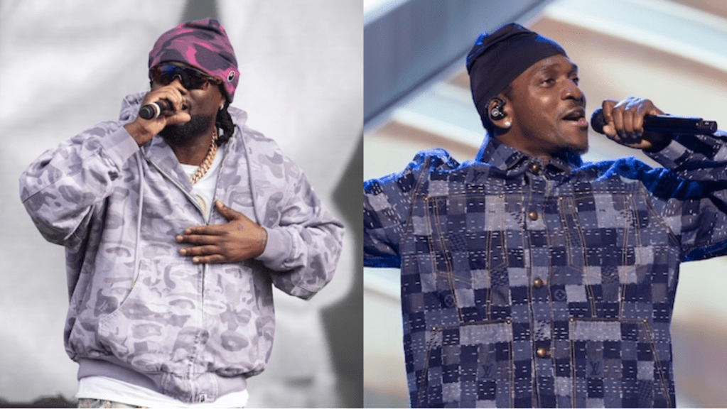 Wale fait équipe avec Pusha T pour un «contrôle des dégâts», gracieuseté de Culture Jam et Anthony Edwards
