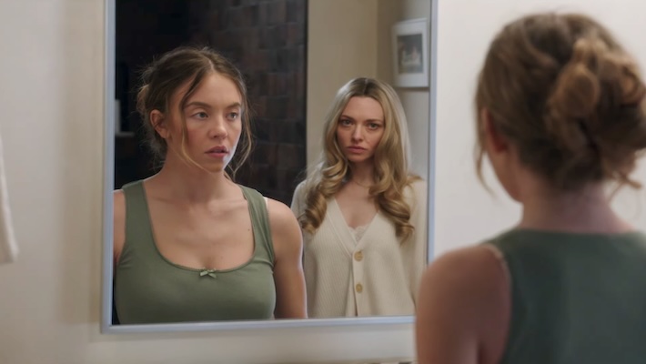 Une nouvelle version effrayante d'un charpentier de Sabrina a frappé les bandes sonores de la bande-annonce du film de Sydney Sweeney `` The Housemaid ''