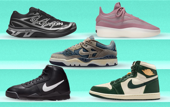 SNX : les meilleures baskets de la semaine, avec la Jordan 1 Pro Green, la Margiela X Salomon XT-MM6 et plus encore