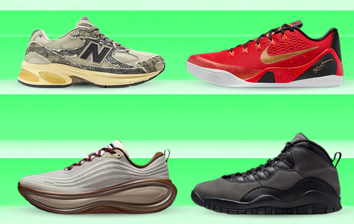 SNX : les meilleures baskets de la semaine, avec la Air Jordan 10 Charred Grey, la Nike Kobe 9 Protro China et plus