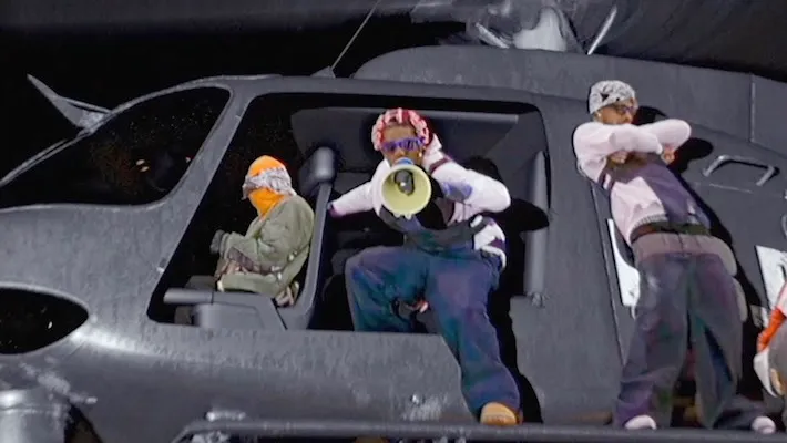 ASAP Rocky dévoile sa nouvelle vidéo chaotique et impressionnante "Helicopter"